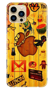 Wooden Texture Mobile Back Case for iPhone 13 Pro (Design - 367)