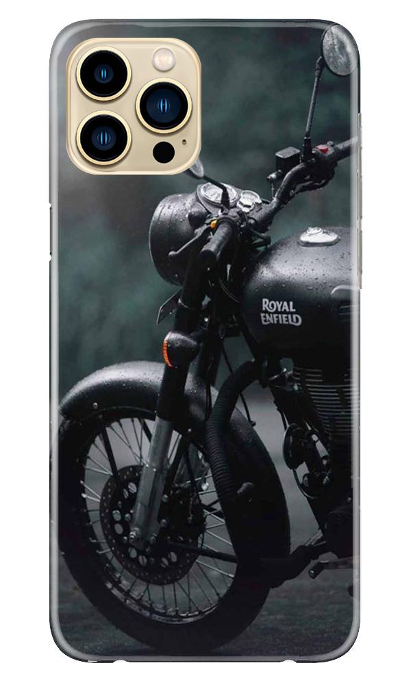 Royal Enfield Mobile Back Case for iPhone 13 Pro Max (Design - 380)