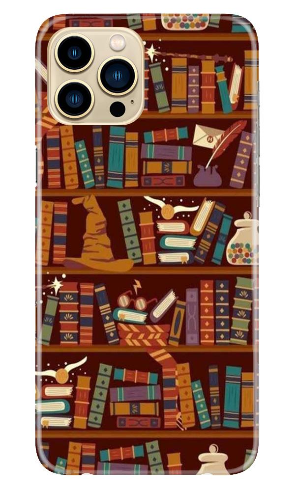 Book Shelf Mobile Back Case for iPhone 13 Pro Max (Design - 390)