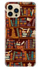 Book Shelf Mobile Back Case for iPhone 13 Pro Max (Design - 390)