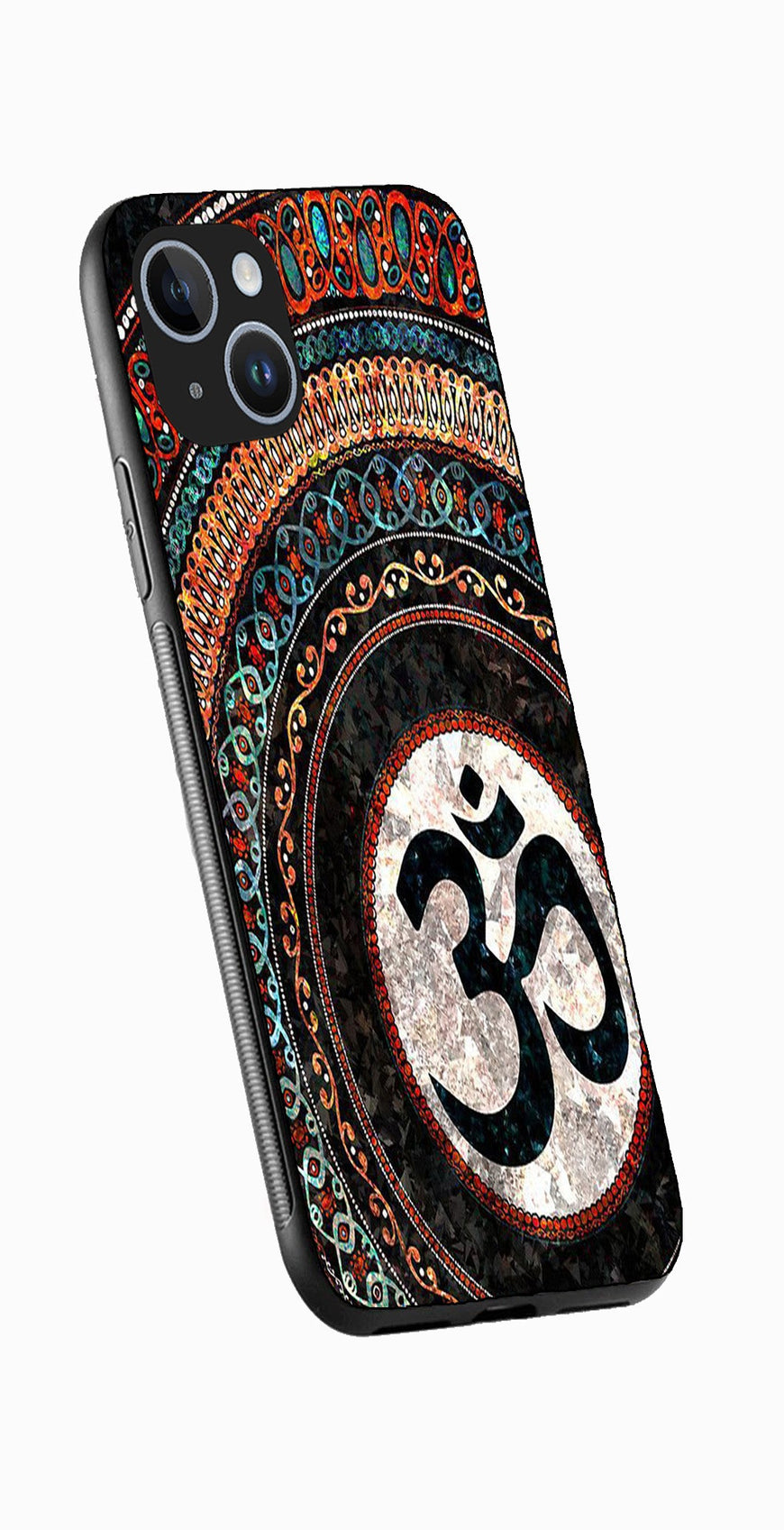 Oum Design Metal Mobile Case for iPhone 14  (Design No -15)