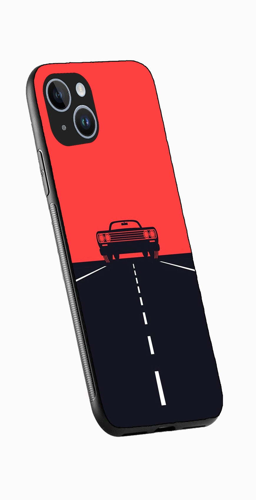 Car Lover Metal Mobile Case for iPhone 13  (Design No -21)