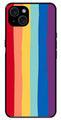 Rainbow MultiColor Metal Mobile Case for iPhone 15 Plus