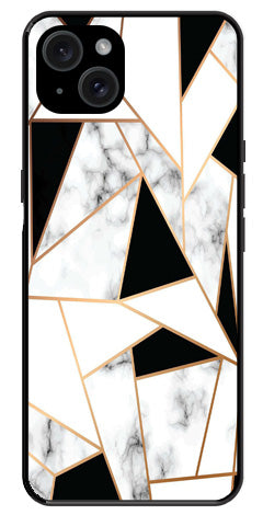 Marble Design2 Metal Mobile Case for iPhone 15 Plus