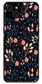 Floral Pattern Metal Mobile Case for iPhone 15 Plus