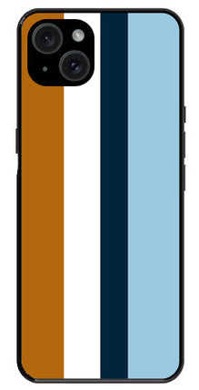 MultiColor Pattern Metal Mobile Case for iPhone 15