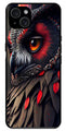 Owl Design Metal Mobile Case for iPhone 15 Plus