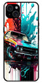 Vintage Car Metal Mobile Case for iPhone 15