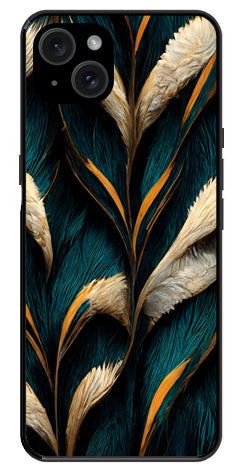 Feathers Metal Mobile Case for iPhone 15 Plus