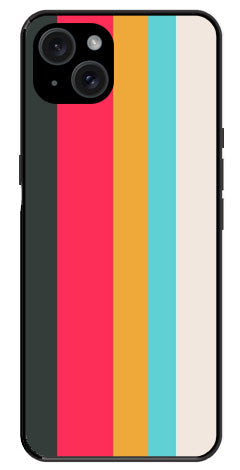 Muted Rainbow Metal Mobile Case for iPhone 15 Plus