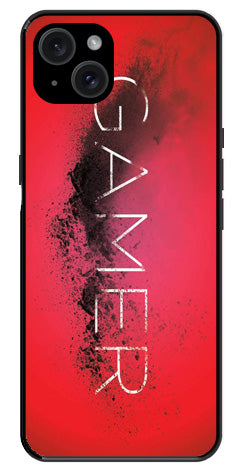 Gamer Pattern Metal Mobile Case for iPhone 15