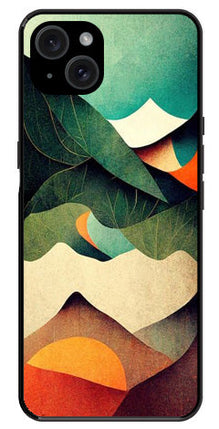 MultiColor Pattern Metal Mobile Case for iPhone 15 Plus