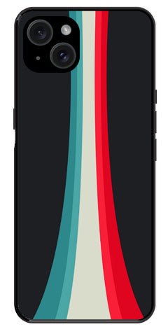 Modern Art Colorful Metal Mobile Case for iPhone 15 Plus