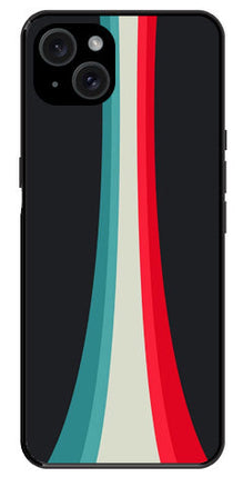 Modern Art Colorful Metal Mobile Case for iPhone 15