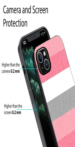 Pink Pattern Metal Mobile Case for iPhone 15 Plus