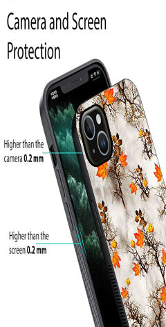 Autumn leaves Metal Mobile Case for iPhone 15 Plus