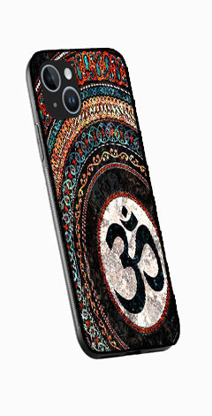 Oum Design Metal Mobile Case for iPhone 15 Plus  (Design No -15)
