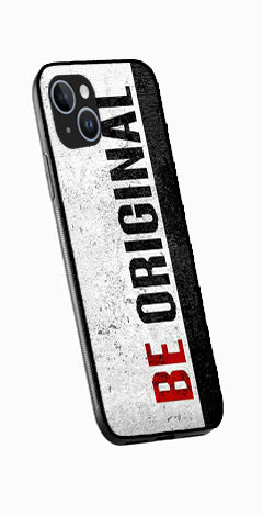 Be Original Metal Mobile Case for iPhone 15  (Design No -38)