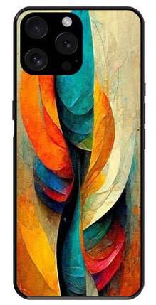 Modern Art Metal Mobile Case for iPhone 15 Pro
