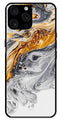 Marble Pattern Metal Mobile Case for iPhone 15 Pro Max