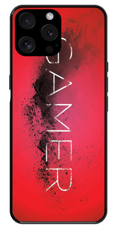 Gamer Pattern Metal Mobile Case for iPhone 15 Pro Max