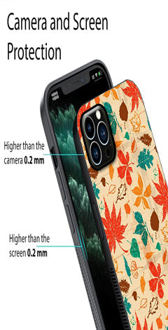 Leafs Design Metal Mobile Case for iPhone 15 Pro Max