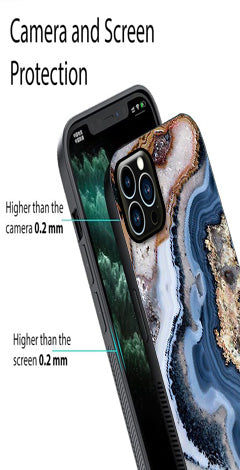 Marble Design Metal Mobile Case for iPhone 15 Pro Max