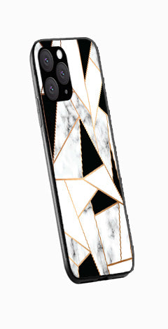Marble Design2 Metal Mobile Case for iPhone 15 Pro Max  (Design No -08)
