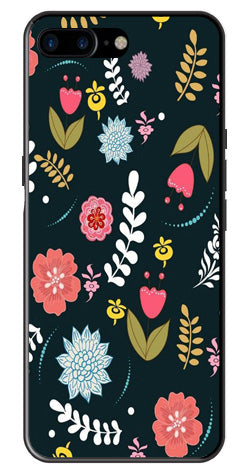 Floral Pattern2 Metal Mobile Case for iPhone 8 Plus