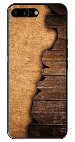 Wooden Design Metal Mobile Case for iPhone 8 Plus