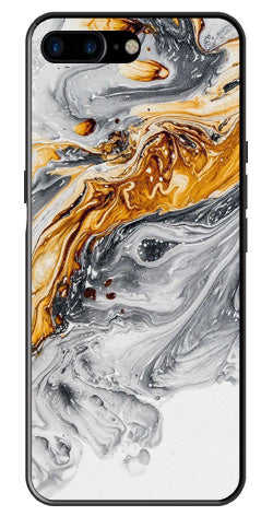 Marble Pattern Metal Mobile Case for iPhone 8 Plus