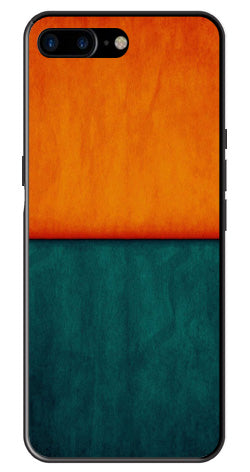 Orange Green Pattern Metal Mobile Case for iPhone 7 Plus