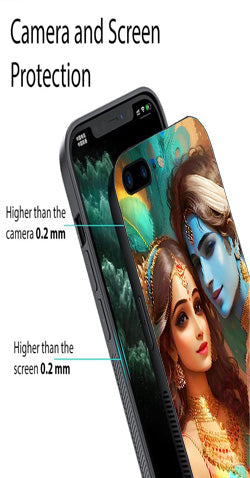 Lord Radha Krishna Metal Mobile Case for iPhone 8 Plus