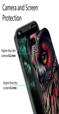 Owl Design Metal Mobile Case for iPhone 8 Plus