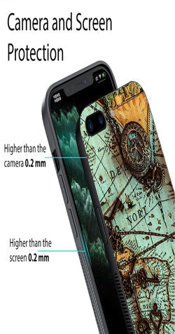 Map Design Metal Mobile Case for iPhone 7 Plus
