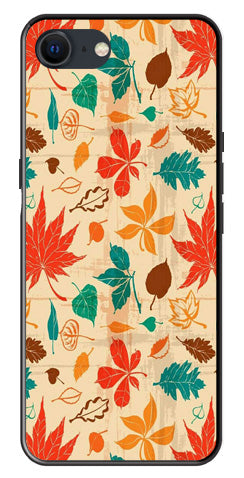 Leafs Design Metal Mobile Case for iPhone SE 2020