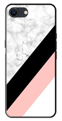Marble Design Metal Mobile Case for iPhone SE 2020