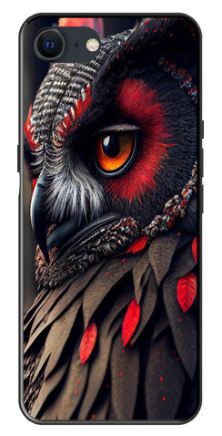 Owl Design Metal Mobile Case for iPhone SE 2020