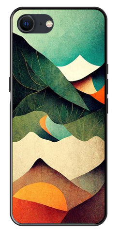 MultiColor Pattern Metal Mobile Case for iPhone SE 2020