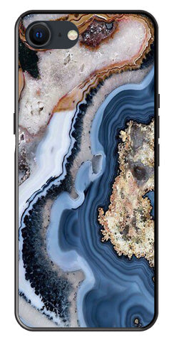 Marble Design Metal Mobile Case for iPhone SE 2020