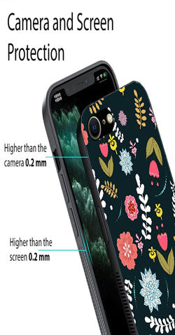 Floral Pattern2 Metal Mobile Case for iPhone SE 2020