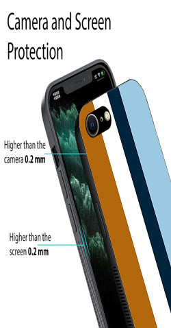 MultiColor Pattern Metal Mobile Case for iPhone SE 2020