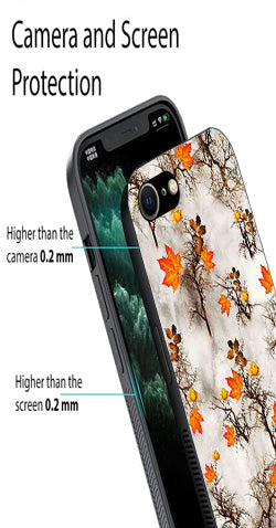 Autumn leaves Metal Mobile Case for iPhone SE 2020