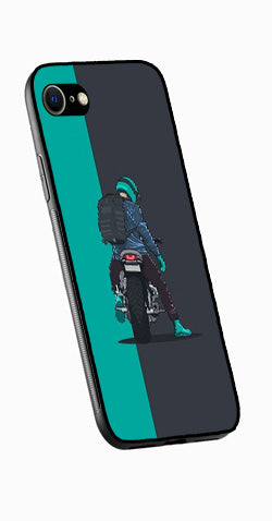 Bike Lover Metal Mobile Case for iPhone SE 2020  (Design No -05)