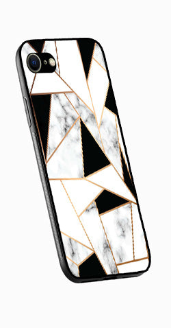 Marble Design2 Metal Mobile Case for iPhone SE 2020  (Design No -08)