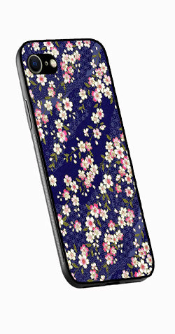 Flower Design Metal Mobile Case for iPhone 7  (Design No -25)