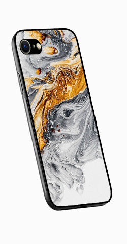 Marble Pattern Metal Mobile Case for iPhone 7  (Design No -36)