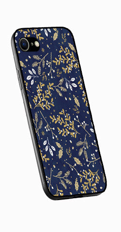 Floral Pattern  Metal Mobile Case for iPhone 7  (Design No -52)