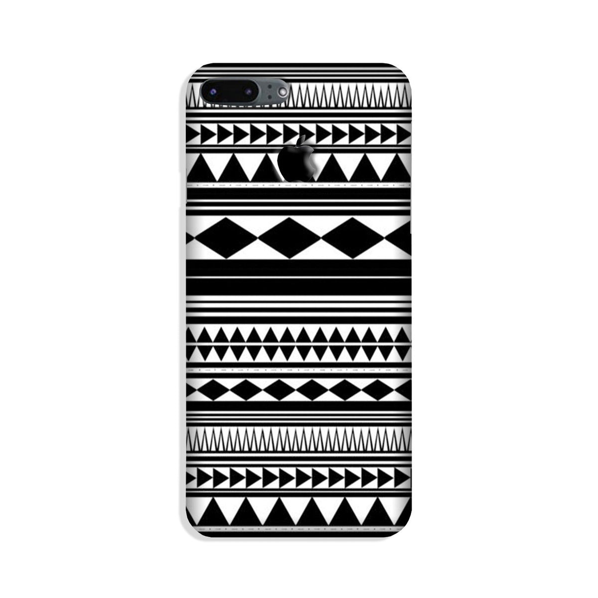 Black white Pattern Case for iP7_7slogo