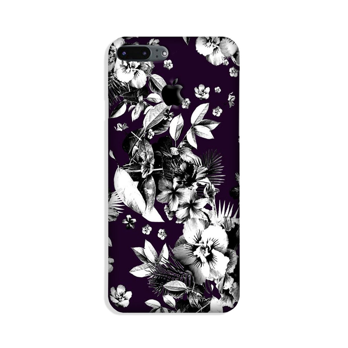 white flowers Case for iP7_7slogo